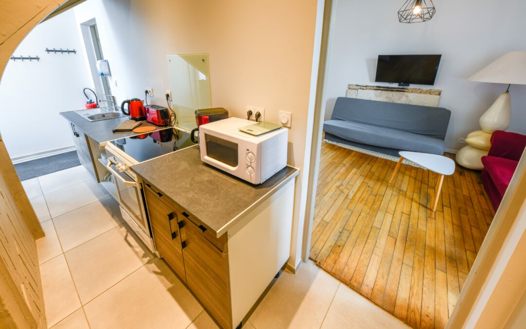 Cuisine au grand gîte familial au Domaine Le Colombier