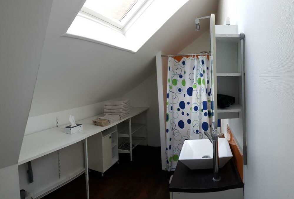 Salle de bain du du gîte Bourellerie à Lusigny sur Barse