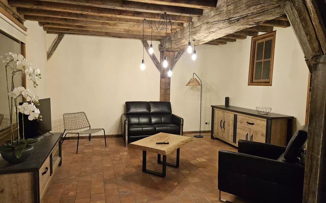 Salon du gîte à Troyes