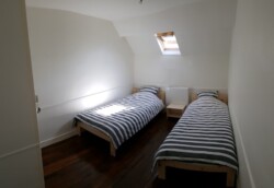 Chambre deux lits simples du gîte Bourellerie à Lusigny sur Barse