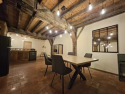 Salle de vie au gîte à Troyes